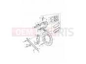 Triumph 2002 THUNDERBIRD Rear Brake Disc and Caliper