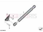 BMW Motorrad BMW 2018 C-Models C 400 X (0C09, 0C19) Gas pressurized spring | Gas pressurized spring