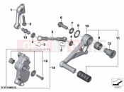 BMW Motorrad BMW 2019 R models R 1250 GS 19 (0J94) Outer gearshift parts | Outer gearshift parts