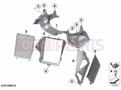 BMW Motorrad BMW 2019 R models R 1250 GS 19 (0J94) Fork partition with air duct | Fork partition with air duct