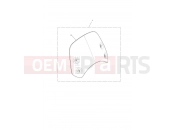 Triumph 2024 Scrambler 900 Screen, Short, Dark Tinted