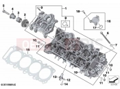 BMW Motorrad BMW 2024 M models M 1000 XR (0E91, 0E93) Cylinder head with cover