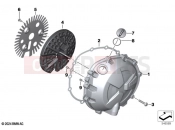 BMW Motorrad BMW 2024 M models M 1000 XR (0E91, 0E93) Housing cover right