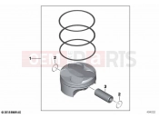 BMW Motorrad BMW 2024 M models M 1000 XR (0E91, 0E93) Piston with rings and pin