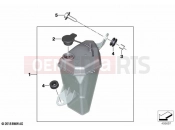 BMW Motorrad BMW 2024 M models M 1000 XR (0E91, 0E93) Expansion tank