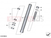 BMW Motorrad BMW 2024 M models M 1000 XR (0E91, 0E93) Stanchion