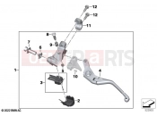 BMW Motorrad BMW 2024 M models M 1000 XR (0E91, 0E93) Clutch lever fitting M