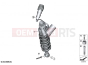 BMW Motorrad BMW 2024 M models M 1000 XR (0E91, 0E93) Spring strut