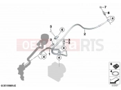 BMW Motorrad BMW 2024 M models M 1000 XR (0E91, 0E93) Brake lines, rear