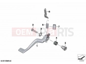 BMW Motorrad BMW 2024 M models M 1000 XR (0E91, 0E93) Brake pedal