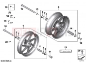 BMW Motorrad BMW 2024 M models M 1000 XR (0E91, 0E93) Forged wheels