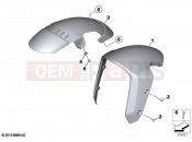 BMW Motorrad BMW 2024 M models M 1000 XR (0E91, 0E93) Front-wheel cover