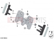 BMW Motorrad BMW 2024 M models M 1000 XR (0E91, 0E93) Licence plate adaptor