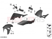 BMW Motorrad BMW 2024 M models M 1000 XR (0E91, 0E93) Carbon parts