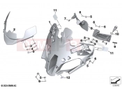 BMW Motorrad BMW 2024 M models M 1000 XR (0E91, 0E93) Front panel