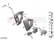 BMW Motorrad BMW 2024 M models M 1000 XR (0E91, 0E93) Side trim panel bottom