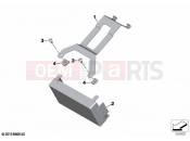 BMW Motorrad BMW 2024 M models M 1000 XR (0E91, 0E93) Bracket / height adapter battery