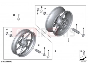 BMW Motorrad BMW 2024 M models M 1000 XR (0E91, 0E93) Retrofitting carbon wheel