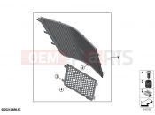 BMW Motorrad BMW 2024 M models M 1000 XR (0E91, 0E93) Retrofitting radiator grille guards