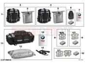 BMW Motorrad BMW 2024 M models M 1000 XR (0E91, 0E93) Luggage system 