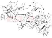 DUCATI 1997 Supersport 600 SS DM 003552&GT; FAIRING » PLASTICS