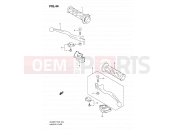 SUZUKI AN400A K9 (2009) Burgman 400 (E02,E19,E24,E54) 44 - HANDLE LEVER