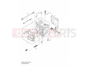 SUZUKI AN400A K9 (2009) Burgman 400 (E03,E28,E33) 3 - CYLINDER HEAD