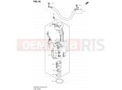 SUZUKI AN400A K9 (2009) Burgman 400 (E03,E28,E33) 16 - FUEL PUMP