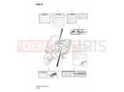 SUZUKI AN400A K9 (2009) Burgman 400 (E03,E28,E33) 47 - LABEL