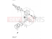 SUZUKI AN400A L1 (2011) Burgman 400 (E19, E24) 13 - CRANKSHAFT