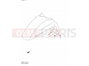 SUZUKI AN400A L1 (2011) Burgman 400 (E19, E24) 117 - FRONT FENDER (AN400L1 E19)