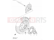SUZUKI AN400A L1 (2011) Burgman 400 (E19, E24) 175 - FRONT WHEEL (AN400AL1 E24)
