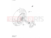 SUZUKI AN400A L1 (2011) Burgman 400 (E19, E24) 202 - REAR WHEEL (AN400L1 E02)
