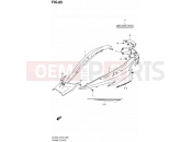 SUZUKI AN400A L2 (2012) Burgman 400 (E19, E24) 85 - FRAME COVER (AN400ZAL2 E51)