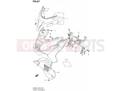 SUZUKI AN400A L2 (2012) Burgman 400 (E19, E24) 87 - FRONT LEG SHIELD (AN400L2 E19)