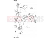 SUZUKI AN400A L2 (2012) Burgman 400 (E19, E24) 92 - FRONT LEG SHIELD (AN400ZAL2 E51)