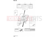 SUZUKI AN400A L2 (2012) Burgman 400 (E19, E24) 133 - LABEL (AN400AL2 E24)