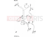 SUZUKI AN400A L2 (2012) Burgman 400 (E19, E24) 176 - FRONT BRAKE HOSE (AN400AL2 E24)