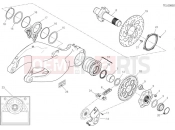 DUCATI 2015 Multistrada 1200 S Touring REAR WHEEL HUB