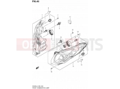 SUZUKI AN400A L4 (2014) Burgman 400 (E19) 43 - FRONT COMBINATION LAMP