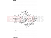 SUZUKI AN400A L4 (2014) Burgman 400 (E19) 70 - REAR LEG SHIELD