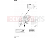 SUZUKI AN400A L4 (2014) Burgman 400 (E19) 98 - LABEL (AN400L4 E19)