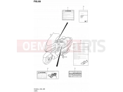 SUZUKI AN400A L4 (2014) Burgman 400 (E19) 99 - LABEL (AN400AL4 E02)