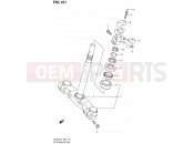 SUZUKI AN400A L4 (2014) Burgman 400 (E19) 121 - STEERING STEM (AN400AL4 E19)