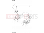 SUZUKI AN400A L4 (2014) Burgman 400 (E24) 40 - FRONT PANEL BOX