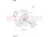 SUZUKI AN400A L4 (2014) Burgman 400 (E24) 59 - REAR WHEEL