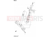 SUZUKI AN400A L4 (2014) Burgman 400 (E24) 51 - STEERING STEM
