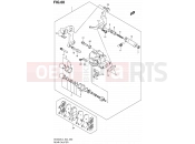 SUZUKI AN400A L4 (2014) Burgman 400 (E24) 60 - REAR CALIPER