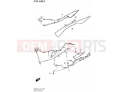SUZUKI AN400A L5 (2015) Burgman 400 (E24) 438A - SIDE LEG SHIELD