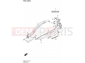 SUZUKI AN400A L5 (2015) Burgman 400 (E24) 445A - FRAME COVER